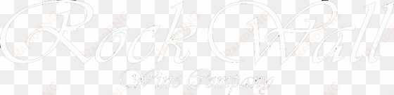 rock wall wine company - calligraphy