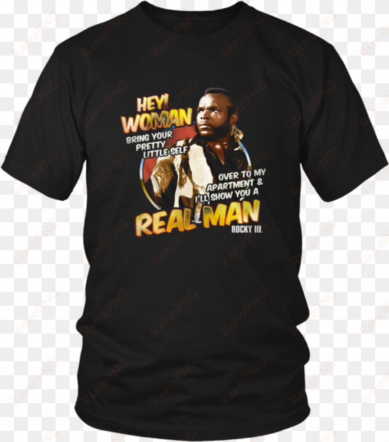 rocky clubber lang mr t hey woman i'll show you a real - lou gramm t shirt