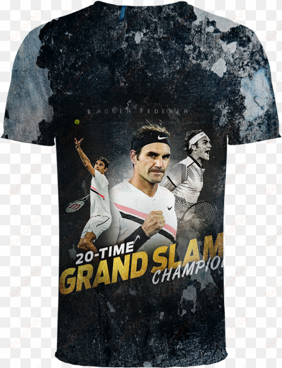 roger federer tennis 3d t-shirt - tennis