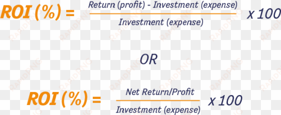 roi-calculation - roi formula