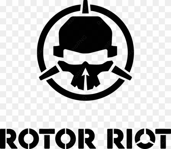 rotorriot logo bottomtext blk - rotor riot logo