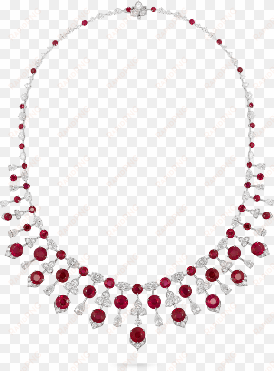 ruby necklace - ruby
