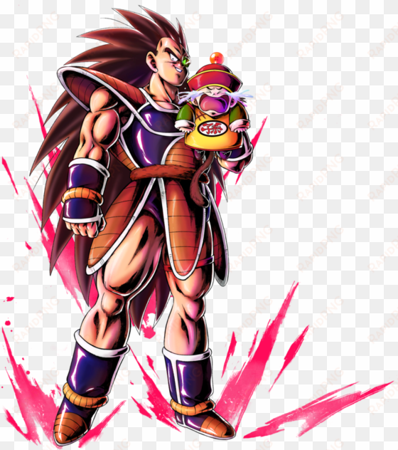 ruthless invader raditz png