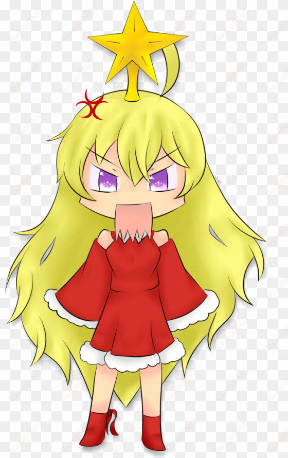 rwby chibi christmas - yang rwby christmas