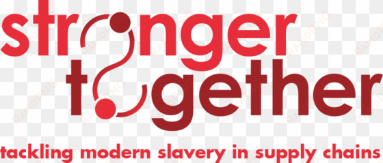 s2g logo tackling modern slavery final png - stronger together tackling modern slavery logo