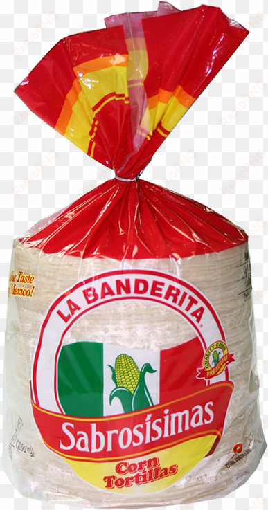 sabrosisimas corn tortillas - la banderita flour tortillas, burrito grande - 10 count,