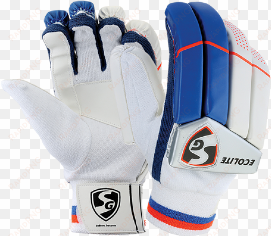 sale sg cricket batting gloves ecolite front image - sg ecolite batting gloves