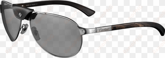 santos de cartier gafas de sol negro cuerno rayado, - santos de cartier sunglasses replica