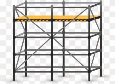 scaffolding, basic level - scaffold transparent