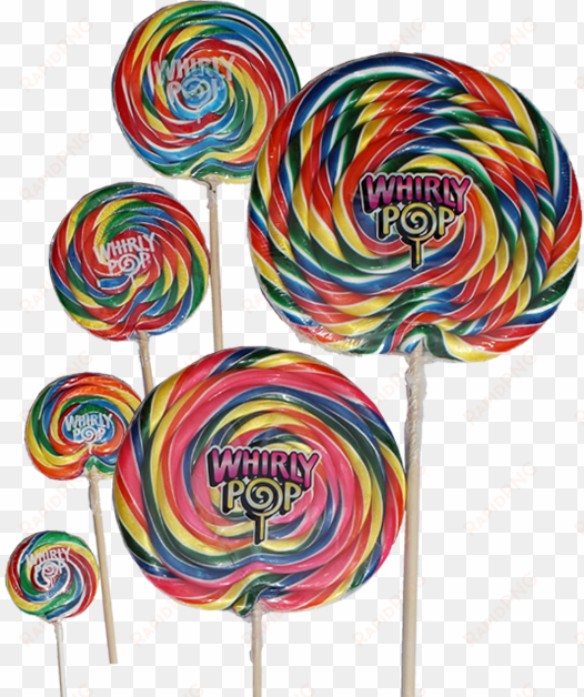 scale of whirlypops - giant lollipops whirly pop