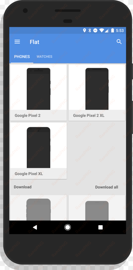 screener google pixel 2 frames - mobile phone