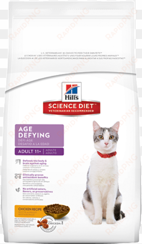 sd adult 11 plus age defying cat food - science diet dog food active