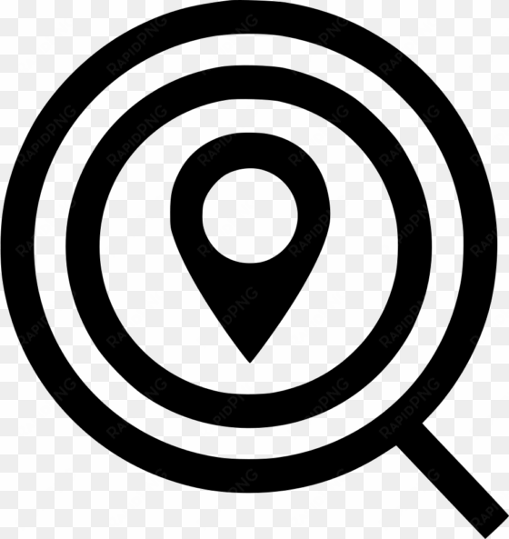 search find gps location zoomin magnifying glass - scalable vector graphics