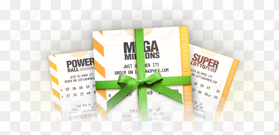 send mega millions, powerball or superlotto plus lottery - box