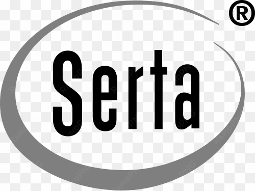 serta mattresses - serta black logo