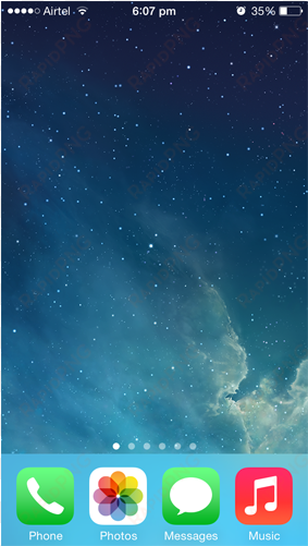 set iphone wallpaper - iphone home screen empty