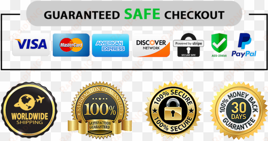 share share on facebook tweet tweet on twitter pin - trust badges stripe and paypal