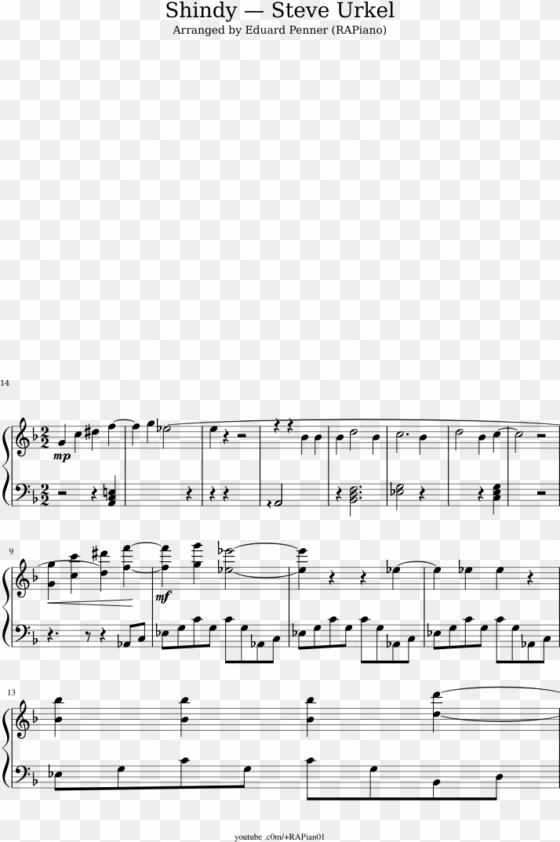 shindy steve urkel sheet music composed by arranged - bad boy piano sheet red velvet