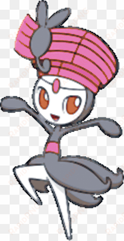 shiny meloetta pirouette dw - pokemon meloetta pirouette shiny