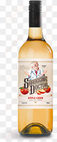 shrugdoc applecider - 30th birthday wine bottle label