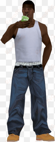 [shw]dawg wit' sprunk in hand - standing