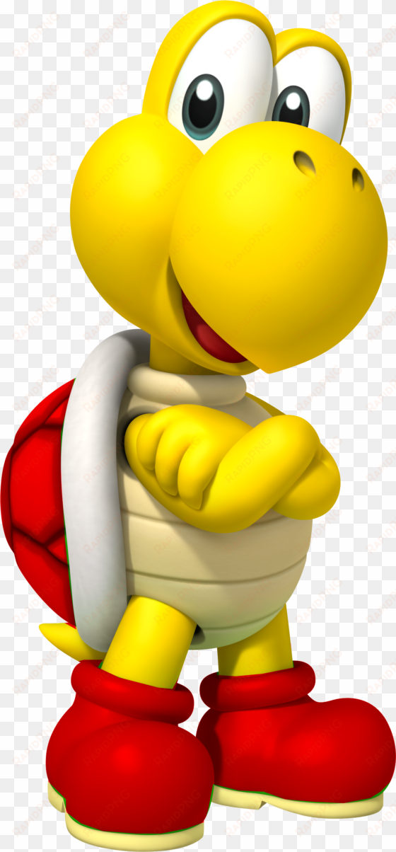 shy guy and koopa troopa