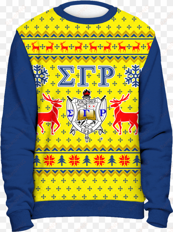 sigma gamma rho ugly christmas sweater - kappa alpha psi ugly christmas sweater