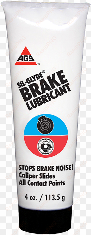 sil-glyde® silicone brake lubricant, tube, 4 oz - ags bk-4 sil-glyde brake lubricant