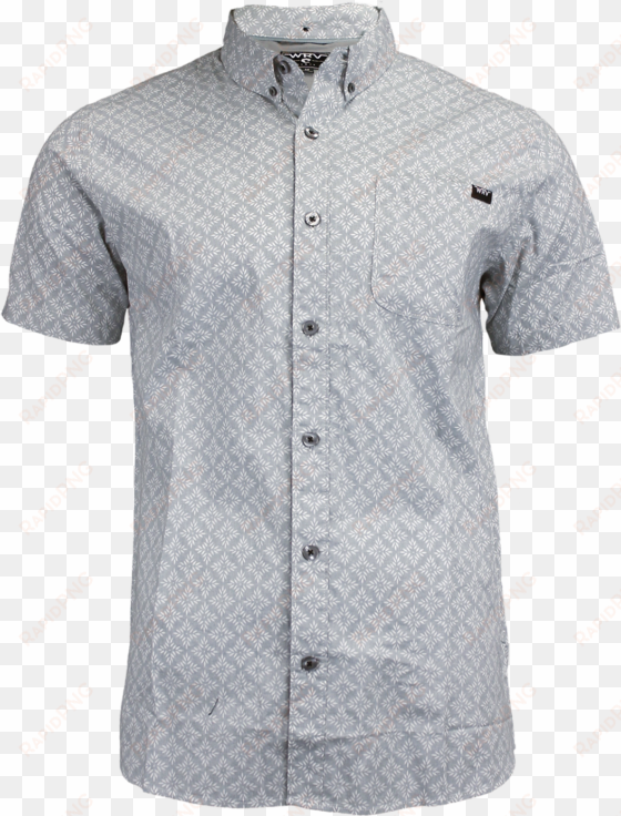 silver bonzi button up - blue