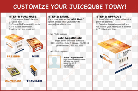 simply choose the option to add your information when - flyer