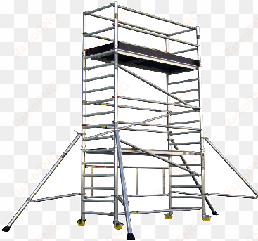 single and double width scaffold tower - double width tower png