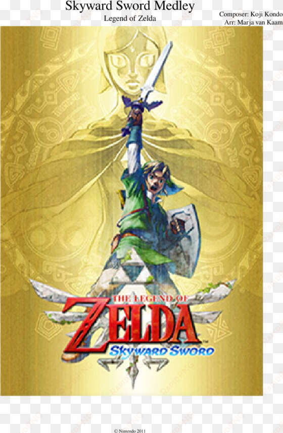 skyward sword medley sheet music composed by composer - nintendo the legend of zelda - skyward sword (