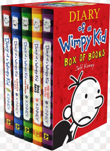sl1087 - diary of a wimpy kid box of books