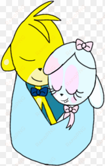 sleeping together golden freddy x toy bon bon - work of art