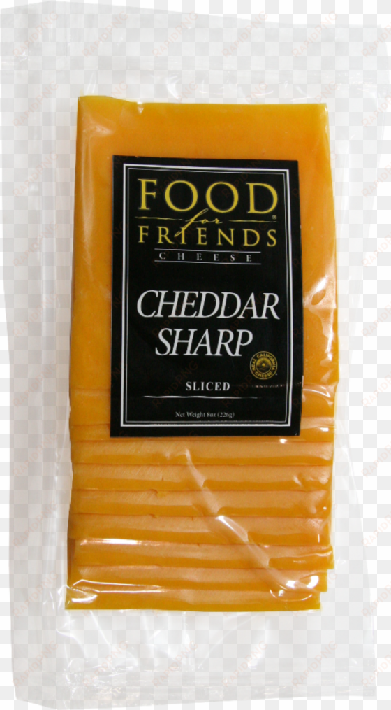 sliced sharp cheddar cheese