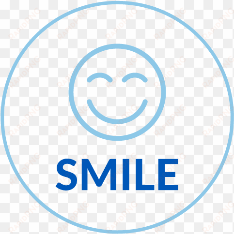smile icon - circle
