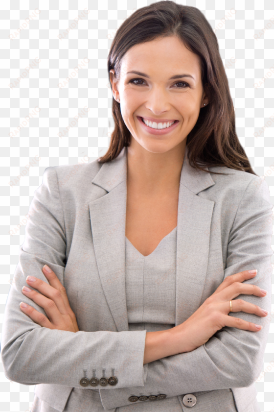 smiling business woman png - corporate woman smiling png