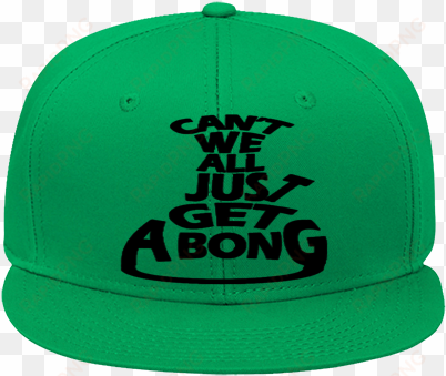 snap back flat bill hat - stoner hat