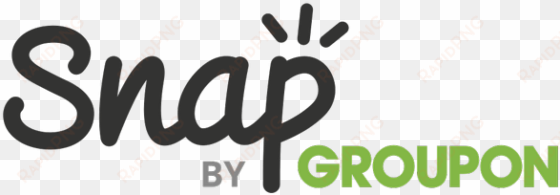 snap by groupon works more or less like the typical - snap by groupon logo
