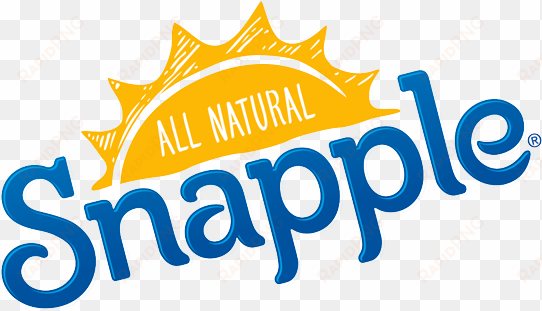 snapple logo png transparent images - snapple lemon tea, 16 fl oz glass bottles, 6 pack