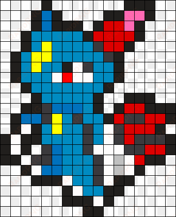 sneasel pokemon bead pattern perler bead pattern / - sneasel perler beads