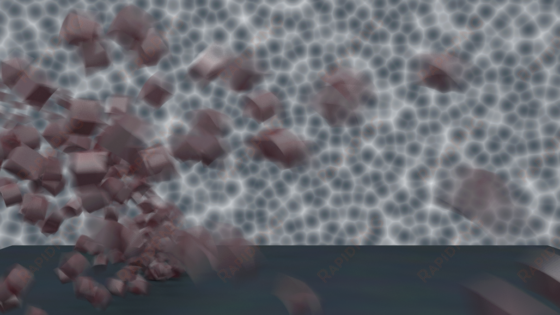 so, now i have a cycles render with sampled motion - pattern