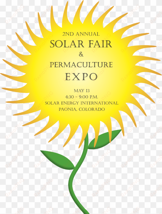 solar fair big sun flower no background - university of calcutta logo