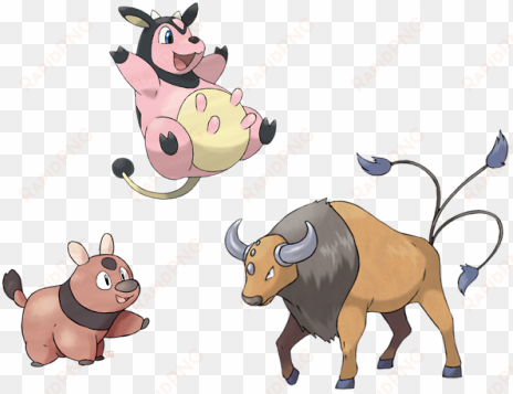 some asked for miltank / tauros so here's a pre-evo - pokemon tauros