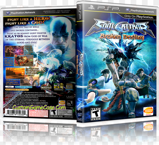 soul calibur broken destiny - soul calibur broken destiny [psp game]