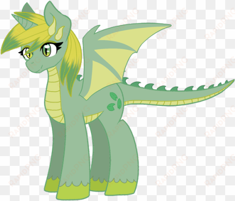spoiler - show - half unicorn half dragon