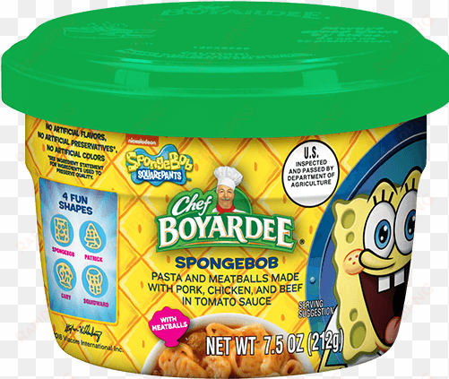 spongebob microwavable cup - spongebob chef boyardee