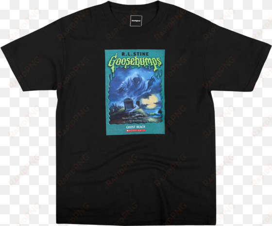 ss goosebumps ghost beach tee black - deck is where the circle is t shirt