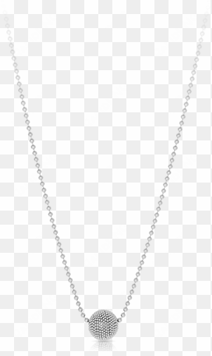 sterling silver ball lobster 2mm necklet 800mm - kindred soul sterling silver mini pendant, women's