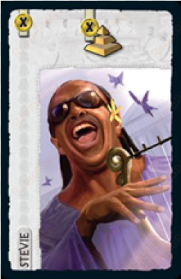 stevie wonder promo card - 7 wonders expansions leaders